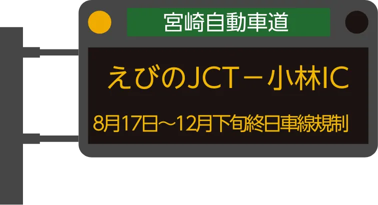 IC入口情報板